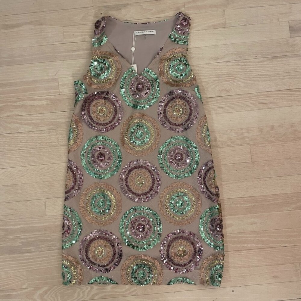 Trina Turk - Size 8 - Sequin GLITTERATI DRESS